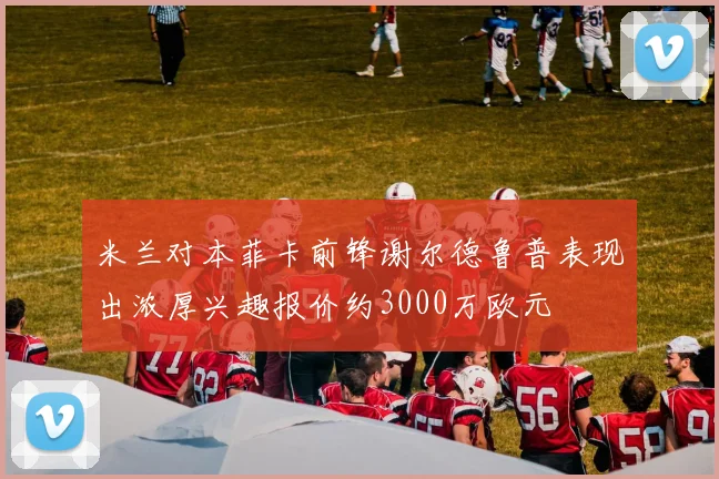 米兰对本菲卡前锋谢尔德鲁普表现出浓厚兴趣报价约3000万欧元